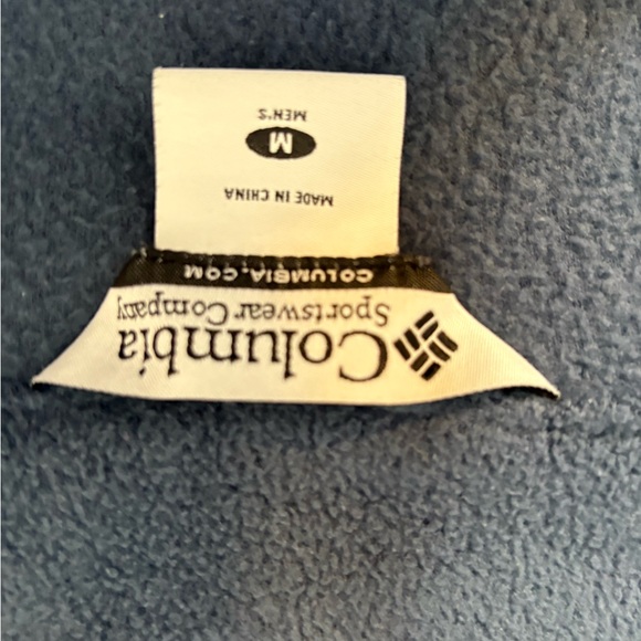 Columbia Men’s Fleece Vest Medium Blue - Picture 5 of 5